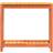 Lily Manor Revis Potting Bench Wax Brown 75cm H x 82.5cm W x 35cm D