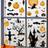 Shein Pumpkin Spider Bats Shop Window Clings