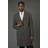 Tom's of Maine Textured Wool Blend Epsom Coat - Dark Brown