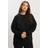 Yours Diamante Embellished Front Jumper - Black