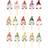 Funny Gnome Plant Pot Labels 15 Decorative Plant Tags