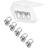 8pcs Metal Guitar Finger Picks