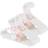 20 Pack Baby Kids Hangers White