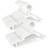 Northern Brothers Kids Childrens Baby Coat Hangers White