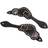Leather Rhinestone Spur Strap 25cm