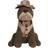Bull Dog Decorative Door Stop Brown One Size