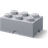 Room Copenhagen LEGO Brick Storage Box 6 Knobs Stone Grey