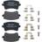 Brembo Low-Met Rear Disc Brake Pad Set - P85099