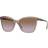 Vogue Eyewear Gennemsigtige Karamel Solbriller Med Lilla Linser - Beige