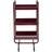 House Doctor Roll Burgundy Trolley Table 42x38cm