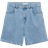 Mango Marina Rolled Hem Denim Shorts - Open Blue