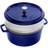 Staub La Cocotte Round Cast Iron with Steamer Dark Blue with lid 5.25 L 26 cm