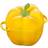 Staub Paprika Yellow with lid 0.47 L 12 cm