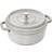 Staub La Cocotte Round Cast Iron White Truffle with lid 5.25 L 26 cm
