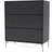 Montana Furniture Carry With Legs Anthracite/Chrome Chest of Drawer 69.6x82.2cm