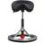 Backapp 2.0 Smart Nordic Wool RedBall/Black/Polished Aluminium Saddle Chair 81cm