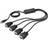 Digitus USB A 2.0 - 4xRS232 M-M Serial Adapter 1.5m