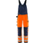 Fristads 134190 High Vis Green Stretch Bib N Brace - Orange/Navy
