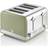 Swan 4 Slice Retro Toaster Green