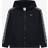 Nike Older Kid's Sportswear Club Dri-FIT Full-Zip Hoodie - Black/Black/Black/White (HQ9320-010)