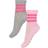 adidas Kid's Anti-Slip Socks - Clear Pink/Medium Grey Heather (JW9794)