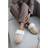 Where's That From Xandra Suede Mule Slippers Cosy Faux Fur Trim - Cream