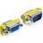 DeLock Angled DB-9-DB-9 M-F Adapter