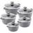 Sq Professional Nessa Granum Serizzo Grey Cookware Set with lid 5 Parts