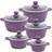 Sq Professional Nessa Granum Vizag Purple Cookware Set with lid 5 Parts