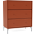 Montana Furniture Carry with Legs Hokkaido/Chrome Chest of Drawer 69.6x82.2cm