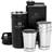 Stanley Pre-Party Shot Glass + Flask Set Matte Black Pebble Köksutrustning 4st