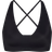 SKIMS x Nike Shine V Neck Bra - Obsidian