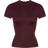 SKIMS x Nike Shine Short Sleeve Mock Neck Top - Red