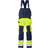 Fristads 101018 High Vis Craftsman Bib N Brace - Yellow/Navy