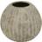 Hill Interiors Catania Round Ceramic L22 x W22 x H18 cm Light Grey Vase