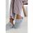 Where's That From Zadie Knitted Mule Slippers With Soft Faux Fur Trim - Grey