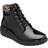 Lotus Abelia Patent Zip-Up Ankle Boots - Black