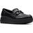 Clarks Womens Loafers Leather Slip Ons - Black