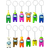 Among Us Figural Keychains Series 2 16-pack - Multicolour