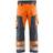 Blåkläder 1566 Hi-Vis Trousers - Orange/Mid Grey