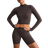 SKIMS x Nike Vintage Seamless Mock Neck Crop Top - Phoenix