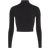 SKIMS x Nike Vintage Seamless Mock Neck Crop Top - Obsidian