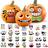 Shein 64pcs Halloween Pumpkin Decorating Stickers