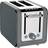 Dualit Architect 2 Slot Grey & Metallic Charcoal