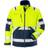 Fristads 125024 High Vis Softshell Jacket - Yellow/Navy