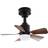 Living and Home Sophisticated LED Ceiling Fan Light Walnut