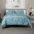 The Lyndon Company Petite Fleure Printed Duck Egg Set Duvet Cover Blue