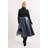 Principles Pu Seamed Circle Skirt - Navy