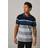 Debenhams Maine Navy Polo Mens Casual Navy Orlando Stripe Polo Shirt - Navy