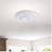 Living and Home 20 Ornate Polyurethane Ceiling Medallion White